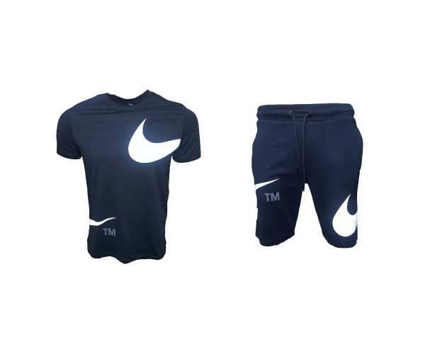 Nike Swoosh  Shorts + T-shirt Dark Blue